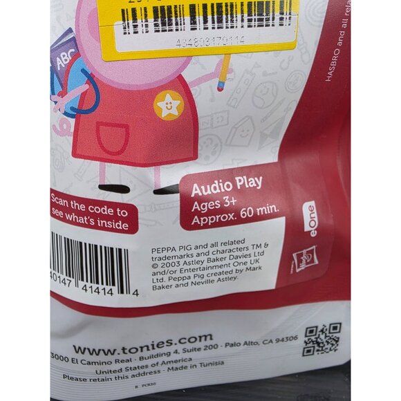 Tonies Peppa Pig Learn with Peppa Audio Figure for Toniebox Storytelling Toy - Picture 5 of 5